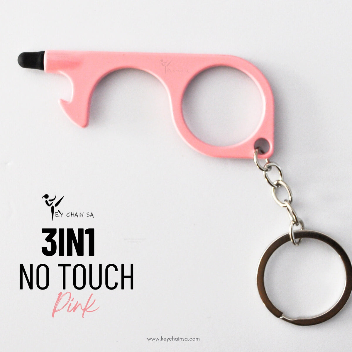 Touch Keychain No Touch door opener keychain – keychainsa