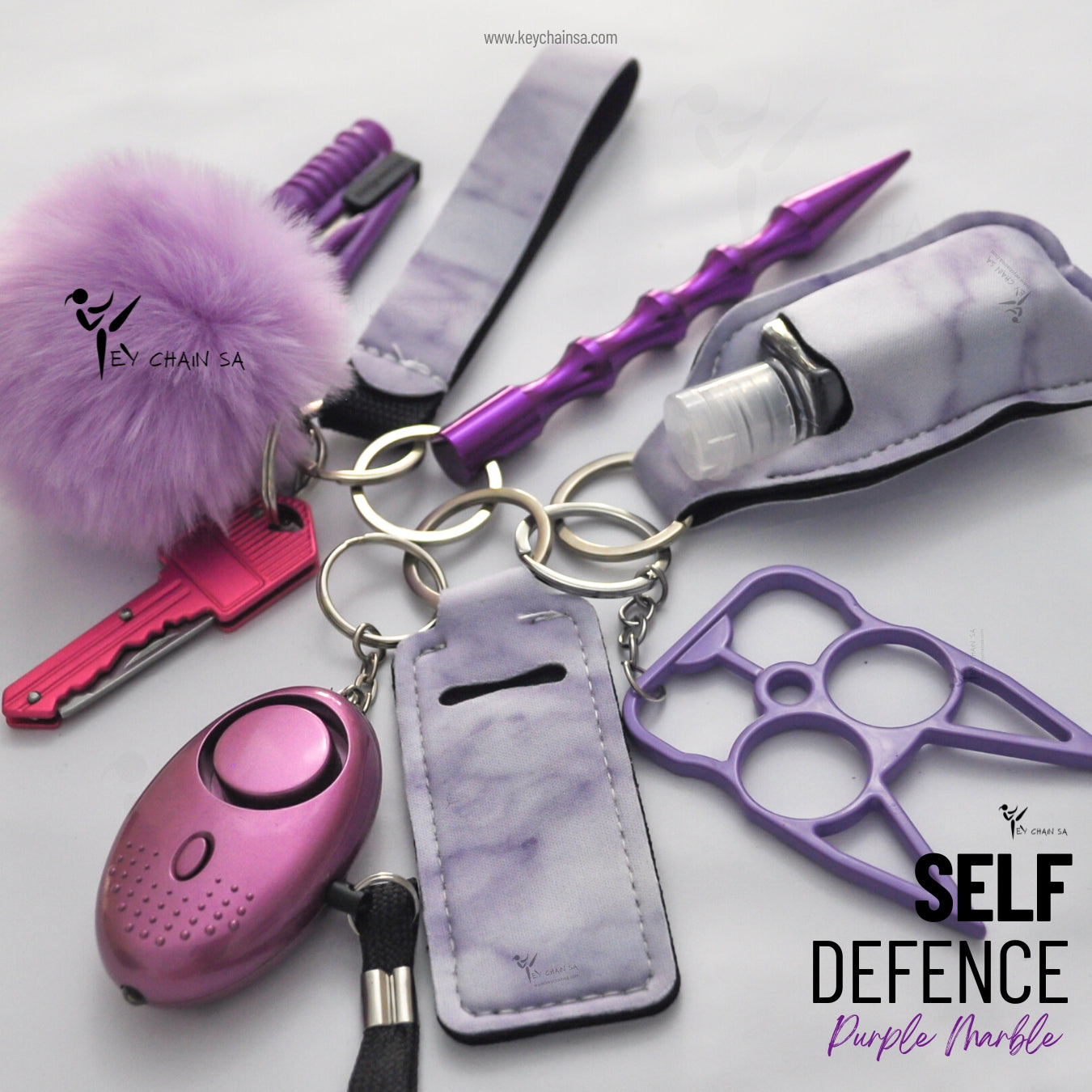 Holiday Edition Safety Tools 10-Piece Self Defense Keychain Set – Self Defense  Keychain Store