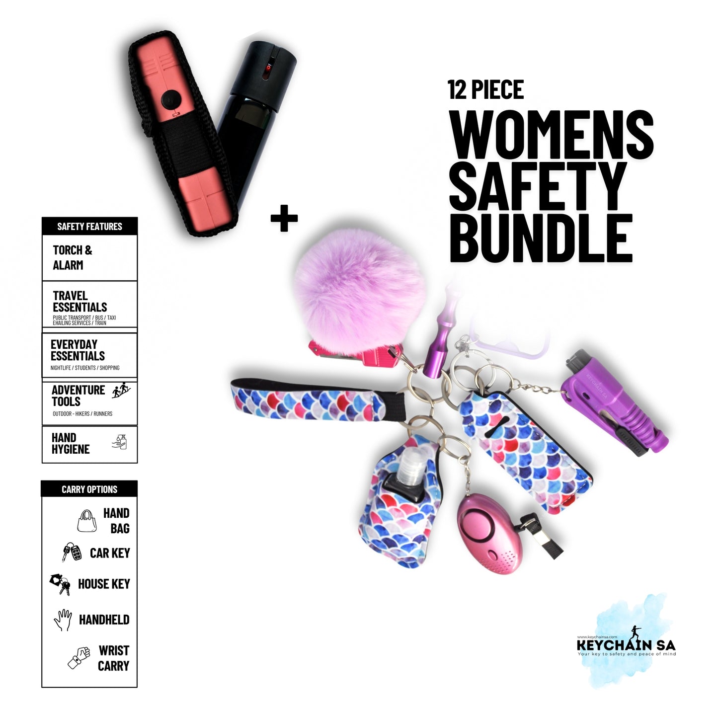 Self Defence Keychain Sets for Sale in South Africa Free Delivery keychainsa