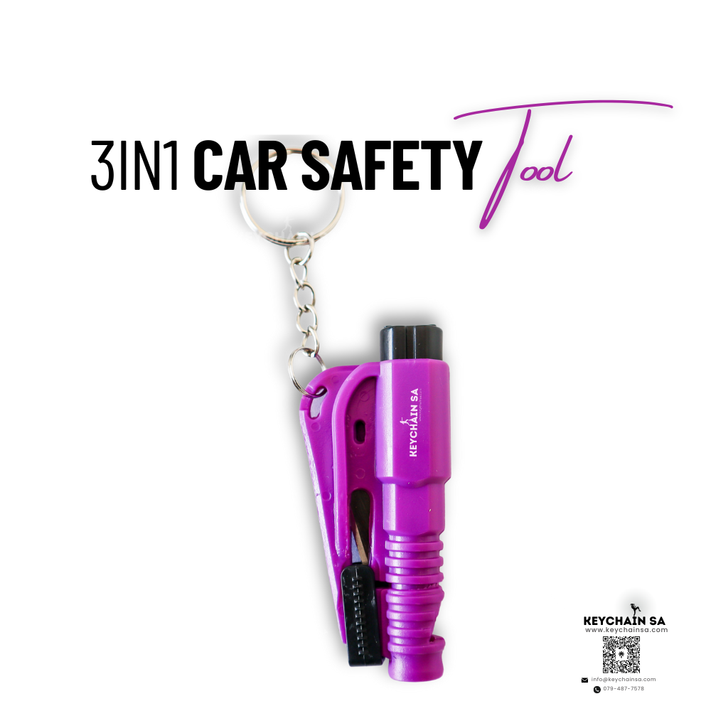 3-in-1 Car Safety Tool – Multifunctional accessory
