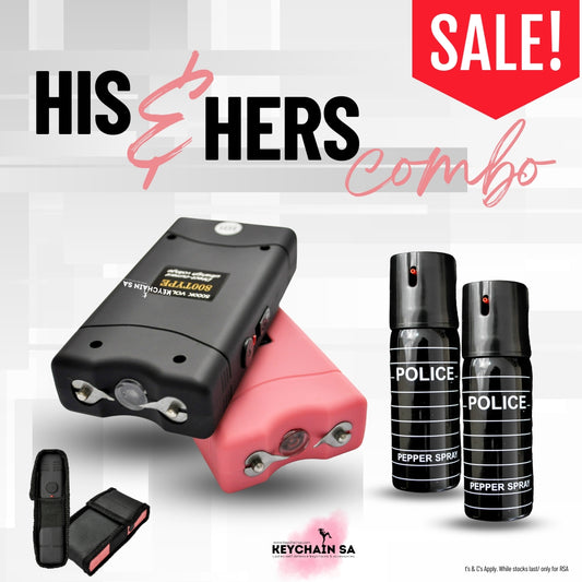 His & Hers Taser and Pepper Spray - Combo