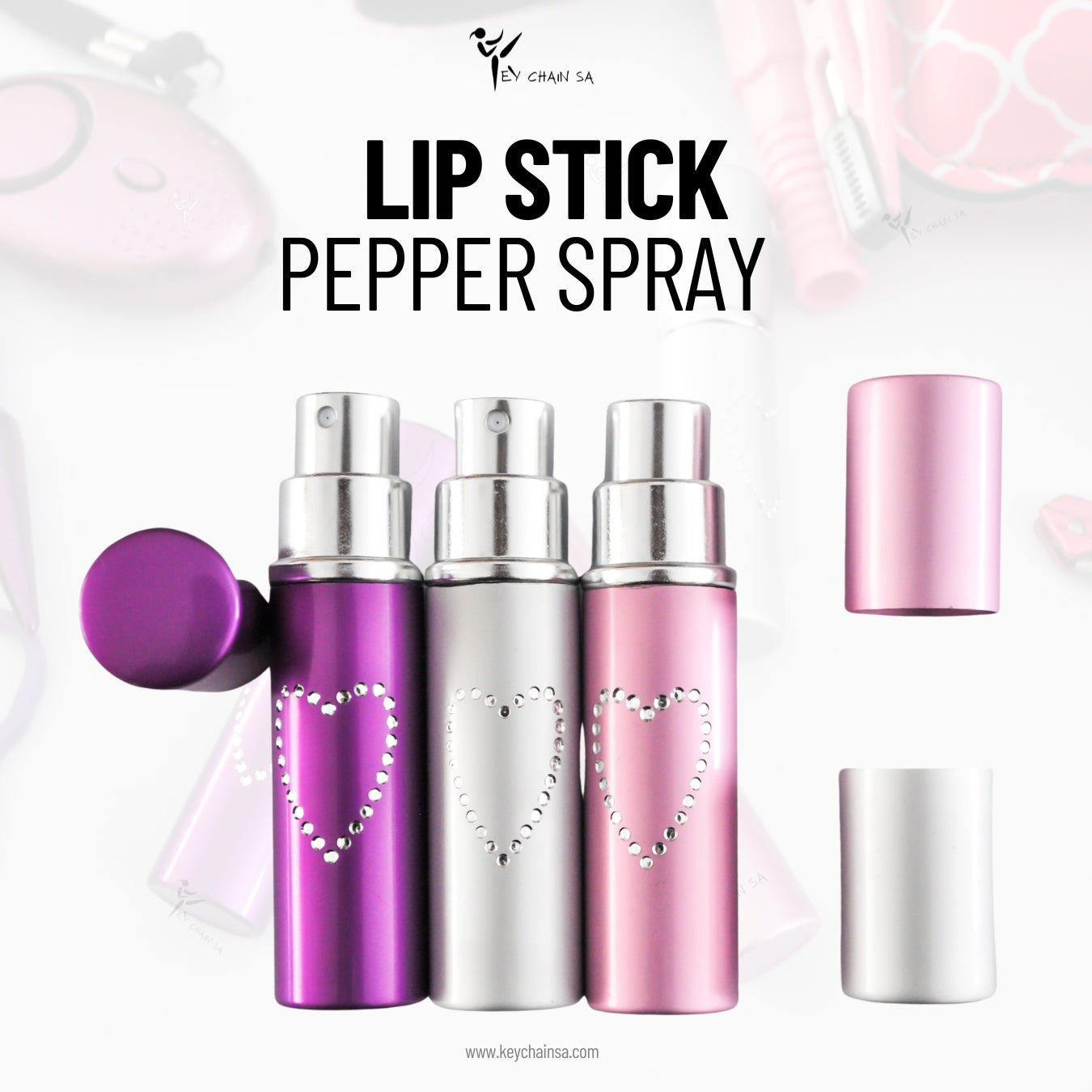 Lipstick Pepper Spray South Africa keychainsa